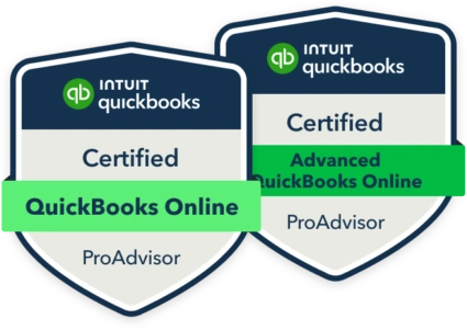 Class Four Certified Quickbooks online ProAdvisor Badges