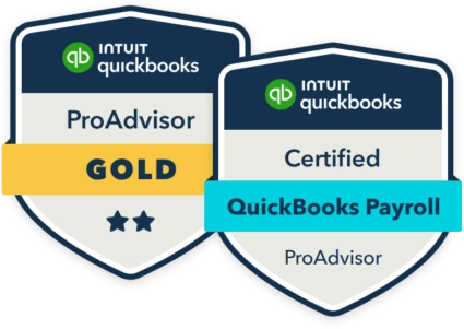 Class Four Quickbooks ProAdvisor Gold and Certified Payroll ProAdvisor Badges